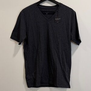 Goodlife Men's Dark Gray V-Neck Tee
